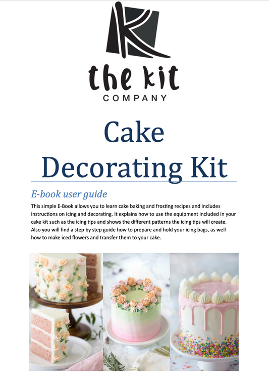 Guida per l'utente del kit per la decorazione di torte - inglese