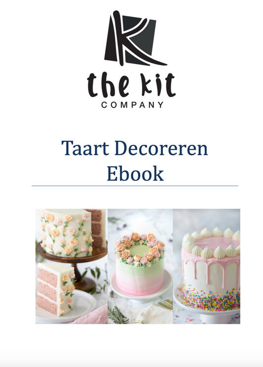 Podręcznik użytkownika zestawu do dekorowania ciast — holenderski