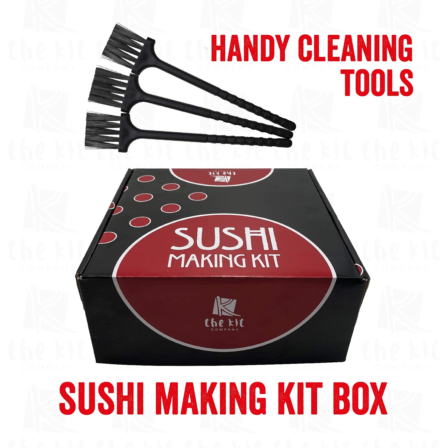 Kanpeki Living Premium Sushi Kit Sushi Making Kit for Beginners & Pros with eBook Instructions - 22 Piece Set with Japanese Design Box