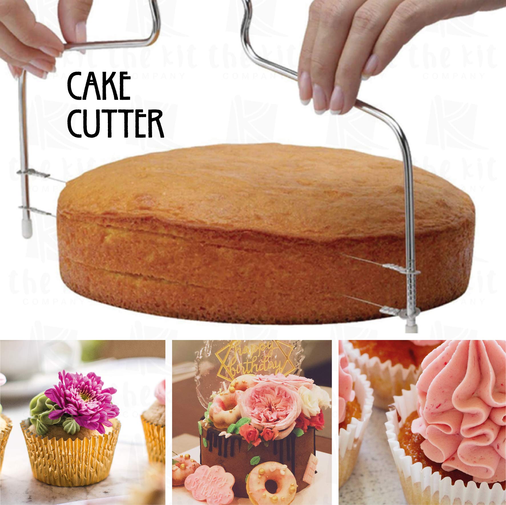 Kit de décoration de gâteau The Kit Company™ | 49 équipements professionnels
