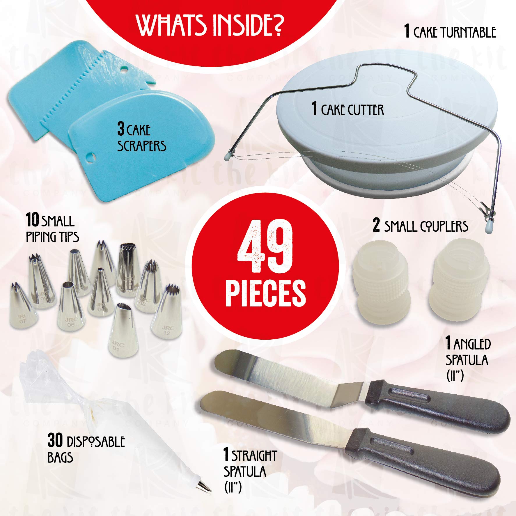  Cake Decorating Kit | 49 pieces